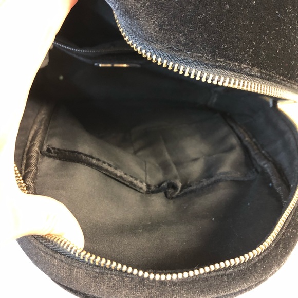 Aldo || Black Suede Backpack - Picture 4 of 4